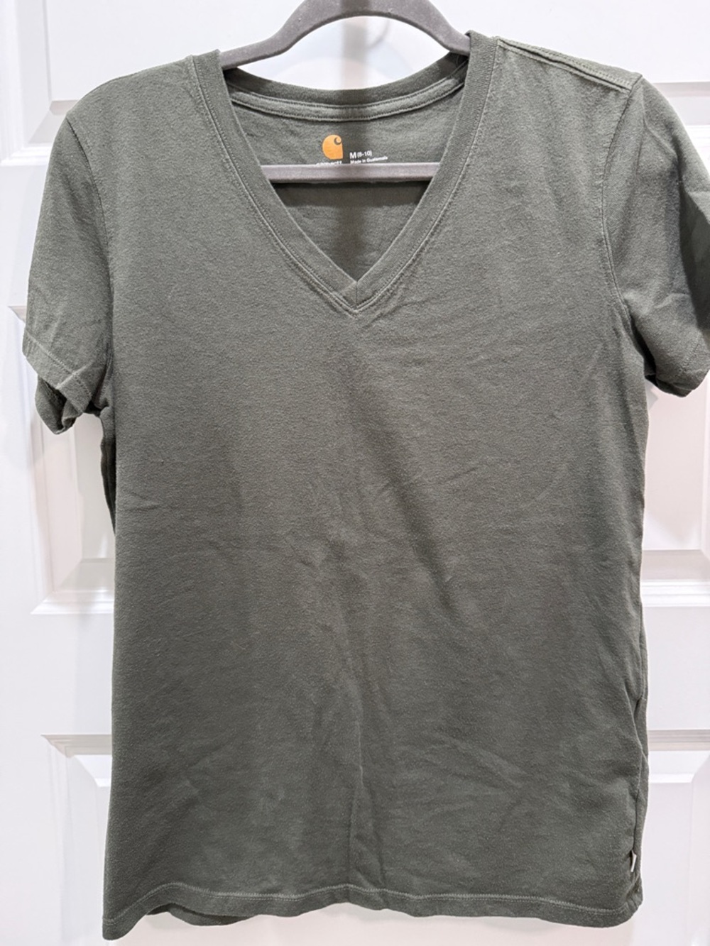 Carhartt Olive Green V-Neck Short Sleeve Tee